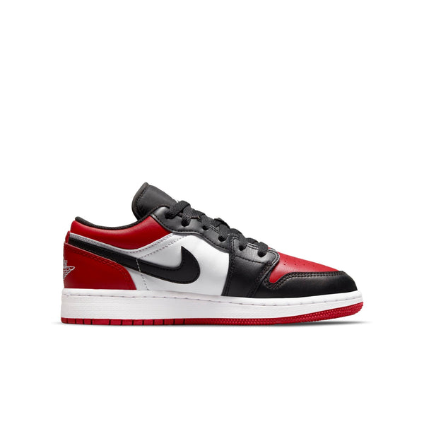 [553560-612] Grade School Air Jordan Retro 1 Low (GS) 'Bred Toe'