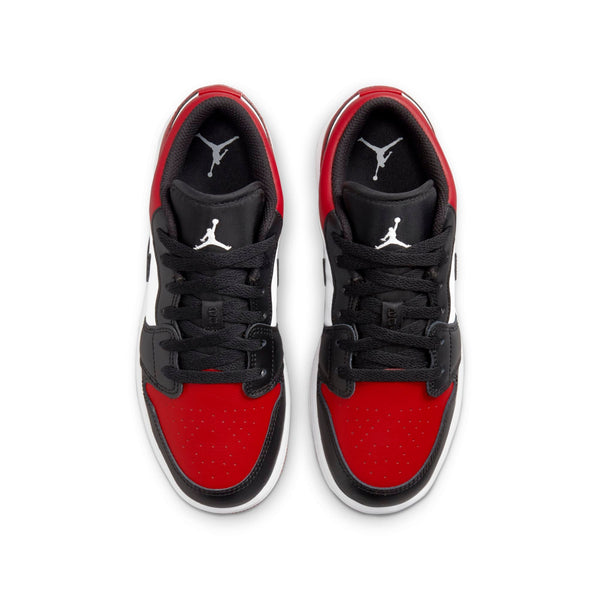 [553560-612] Grade School Air Jordan Retro 1 Low (GS) 'Bred Toe'