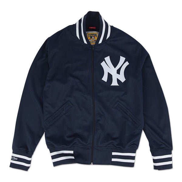 [557441888YANKE] Mens Mitchell & Ness MLB Authentic Batting Practice Jacket New York Yankees 88