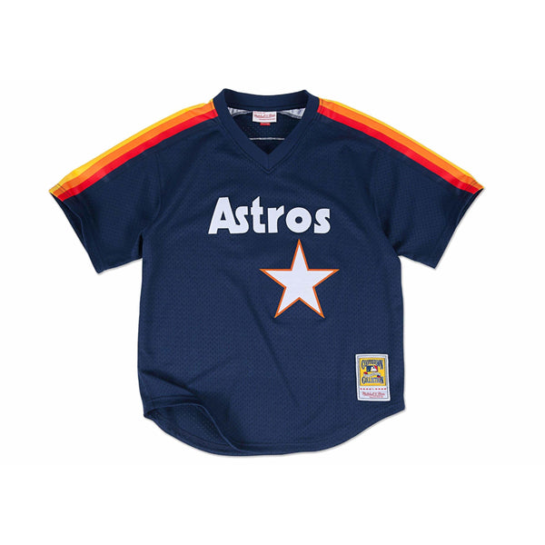 [562141191CBIGG] Mens Mitchell & Ness MLB Authentic Batting Practice Jersey Astros Craig Biggio