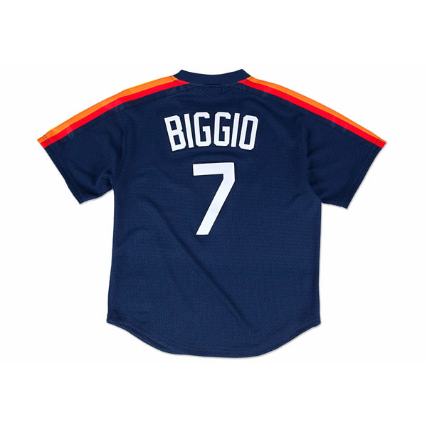 [562141191CBIGG] Mens Mitchell & Ness MLB Authentic Batting Practice Jersey Astros Craig Biggio