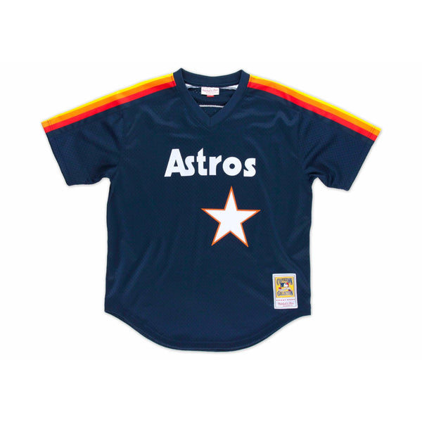 [562141188NRYAN] Mens Mitchell & Ness MLB Authentic Batting Practice Jersey Houston Astros Nolan Ryan 1988