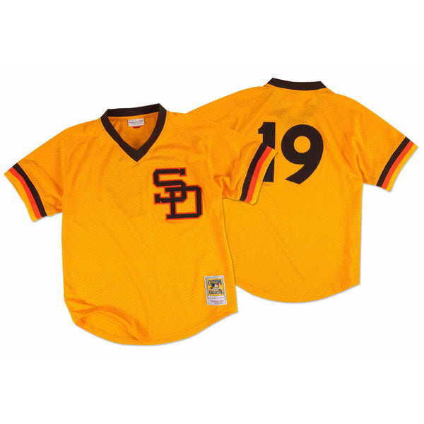 [562142282TGWYN] Mens Mitchell & Ness MLB Authentic Batting Practice Jersey San Diego Padres Tony Gwynn