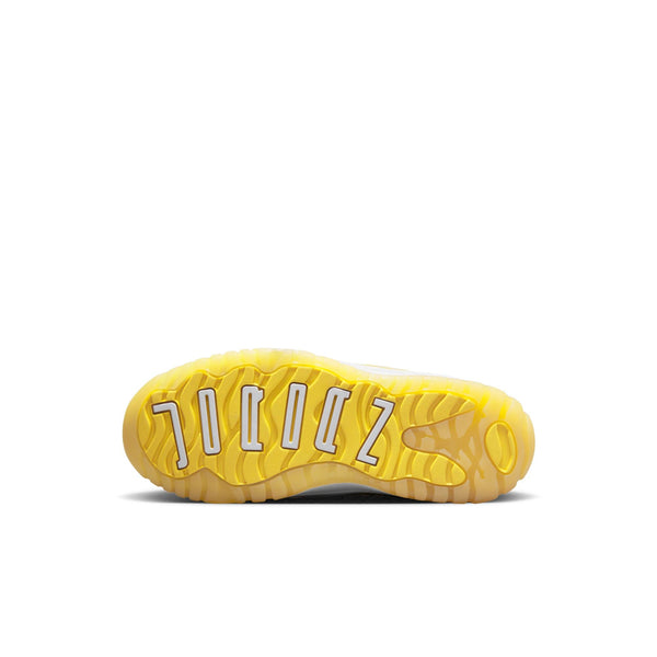 [580522-107] Preschool Air Jordan Retro 11 Low 'Yellow Snakeskin' (PS)