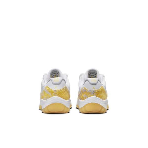 [580522-107] Preschool Air Jordan Retro 11 Low 'Yellow Snakeskin' (PS)