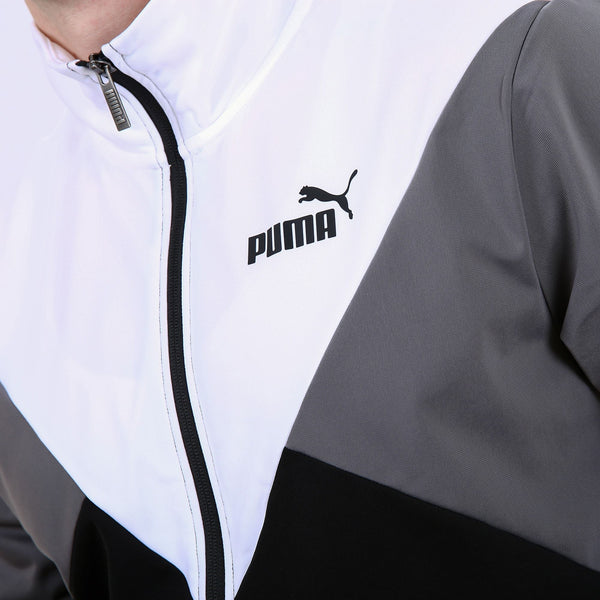 [583599-01] Mens Puma Colorblock Retro Track Suit