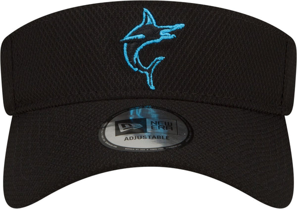 [60228295] MENS NEW ERA MLB MIAMI MARLINS BATTING PRACTICE VISOR HOOK & LOOP