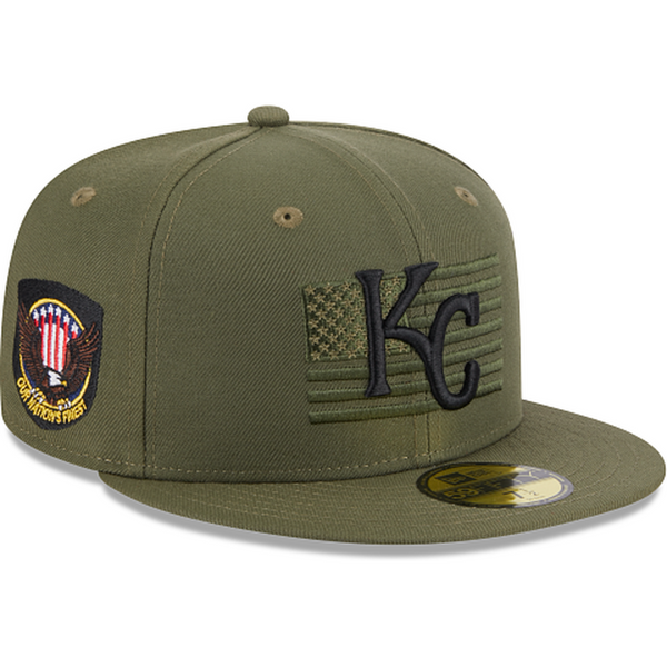 [60352773] Mens New Era MLB 5950 ARMED FORCES ON-FIELD - KANSAS CITY ROYALS