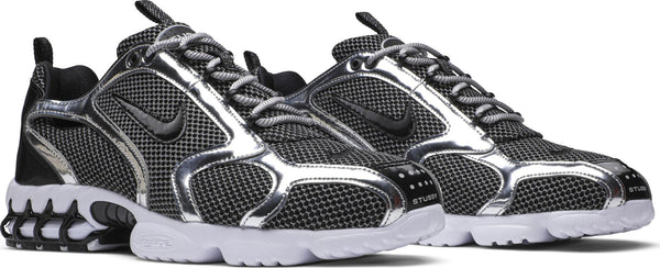 [CU1854-001] Mens Nike Air Zoom Spiridon Cage 2 'Stussy Pure Platinum'