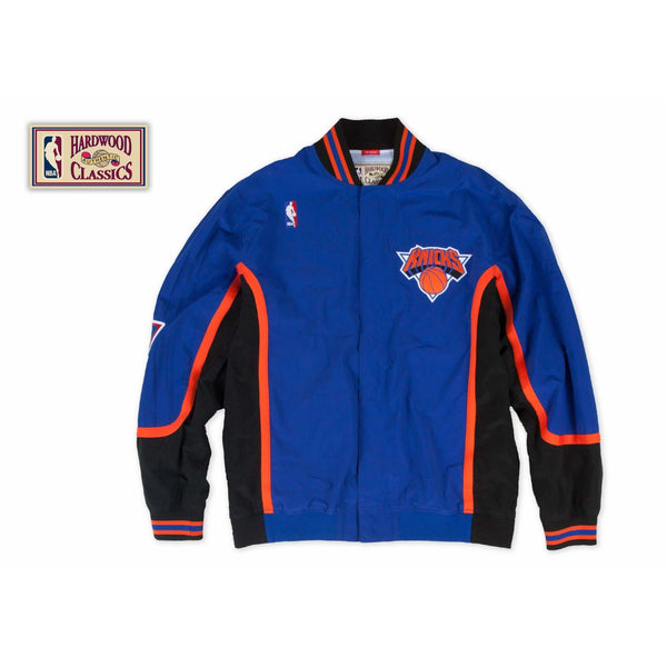 [6056A318I96NYK] Mens Mitchell & Ness NBA 1996-97 Authentic Warm Up Jacket New York Knicks