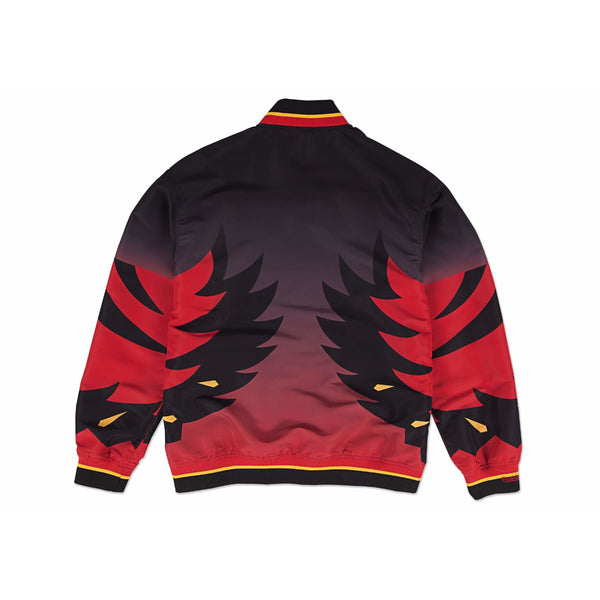 [60563J695AHA] Mens Mitchell & Ness NBA 1995-96 Authentic Warm Up Jacket Atlanta Hawks