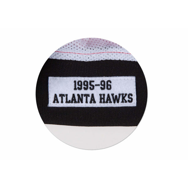 [60563J695AHA] Mens Mitchell & Ness NBA 1995-96 Authentic Warm Up Jacket Atlanta Hawks