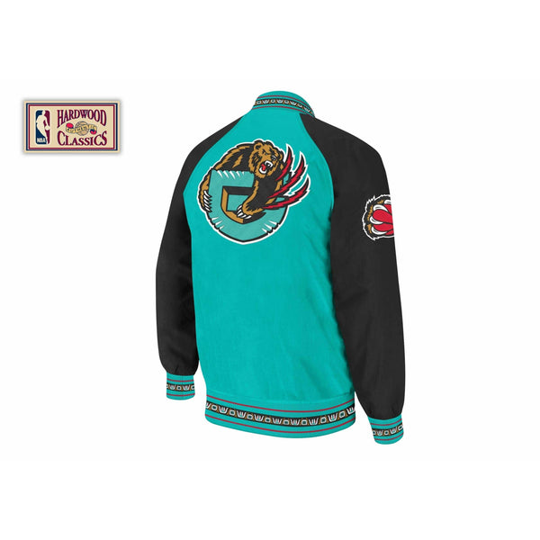 [60563VG95VGR] Mens Mitchell & Ness NBA 1995-96 Authentic Warm Up Jacket Vancouver Grizzlies