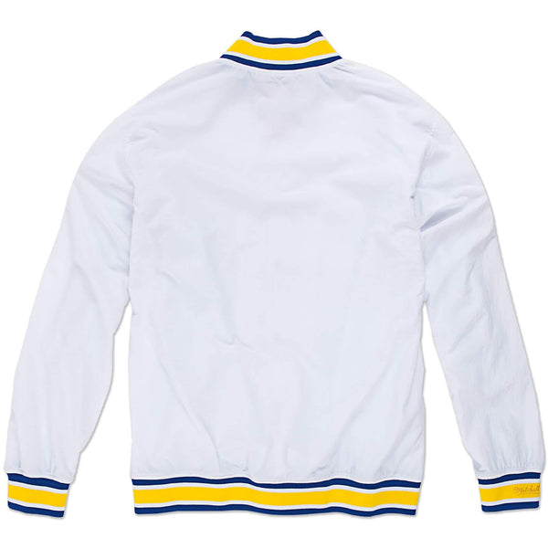 [6056S3A9D96GSW] Mens Mitchell & Ness NBA 1996-97 Authentic Home Warm Up Jacket Golden State Warriors