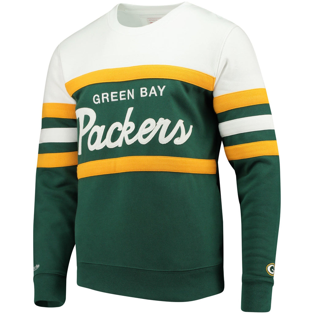 Mitchell & Ness Men's Green Bay Packers Head Coach Crew Sweatshirt