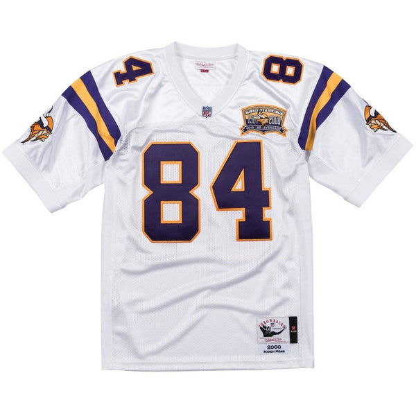[AJY6CP18034-MVIWHIT00RMO] Mens Mitchell & Ness NFL Authentic Jersey Minnesota Vikings 2000 Randy Moss - sneakAR