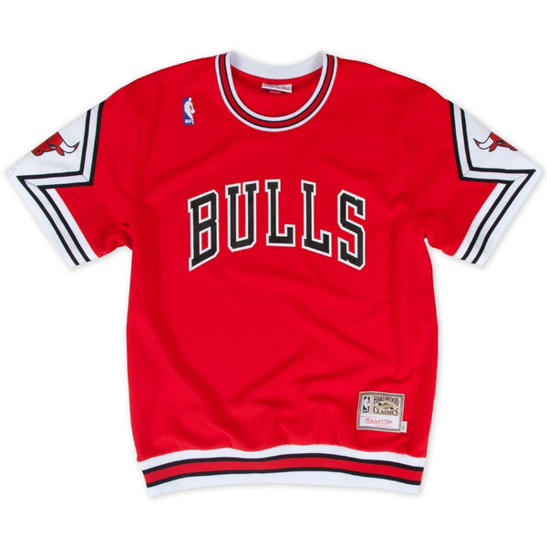 Mens Mitchell & Ness NBA Authentic Shooting Shirt Bulls