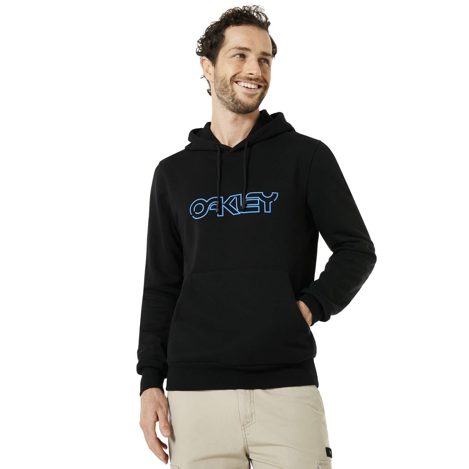 [472434-02E] Mens Oakley Fleece Oakley Piping Hoodie