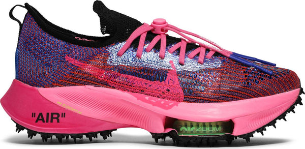 [CV0697-400] Mens Nike Air Zoom Tempo Next% Flyknit 'Off-White Racer Blue Pink Glow'