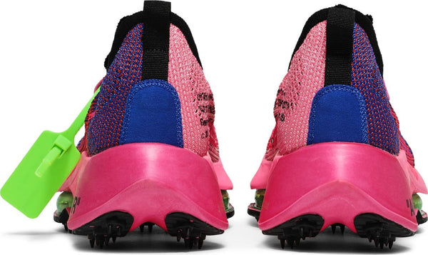 [CV0697-400] Mens Nike Air Zoom Tempo Next% Flyknit 'Off-White Racer Blue Pink Glow'