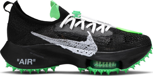 [CV0697-001] Mens Nike Air Zoom Tempo Next% Flyknit 'Off-White Black Scream Green'