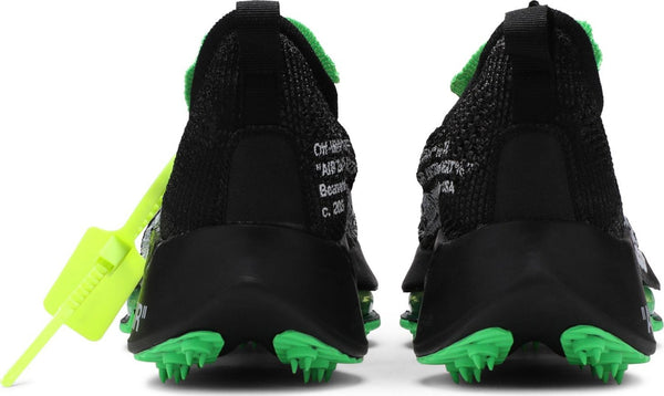 [CV0697-001] Mens Nike Air Zoom Tempo Next% Flyknit 'Off-White Black Scream Green'