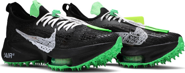 [CV0697-001] Mens Nike Air Zoom Tempo Next% Flyknit 'Off-White Black Scream Green'