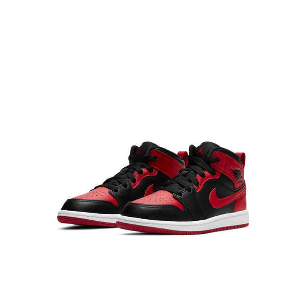 [640734-074] Preschool Air Jordan RETRO 1 MID 'BANNED (2020) (PS)'