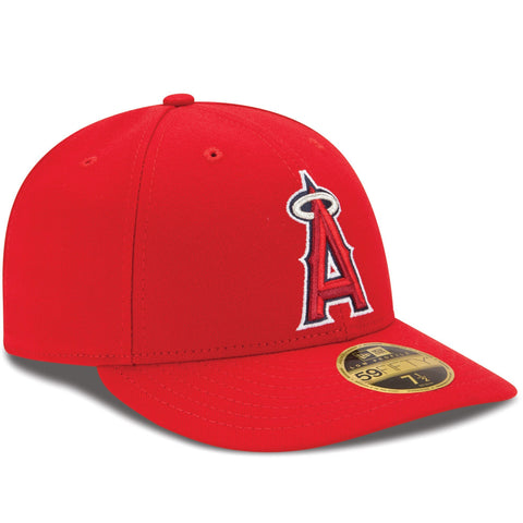 [70360636] Mens New Era MLB Authentic Collection Low Pro 59Fifty Fitted Cap Los Angeles Angels