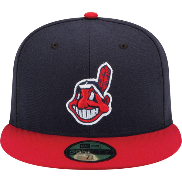 [70360926] Mens New Era MLB Authentic Collection 59Fifty Fitted Cleveland Indians 2017 Home - sneakAR