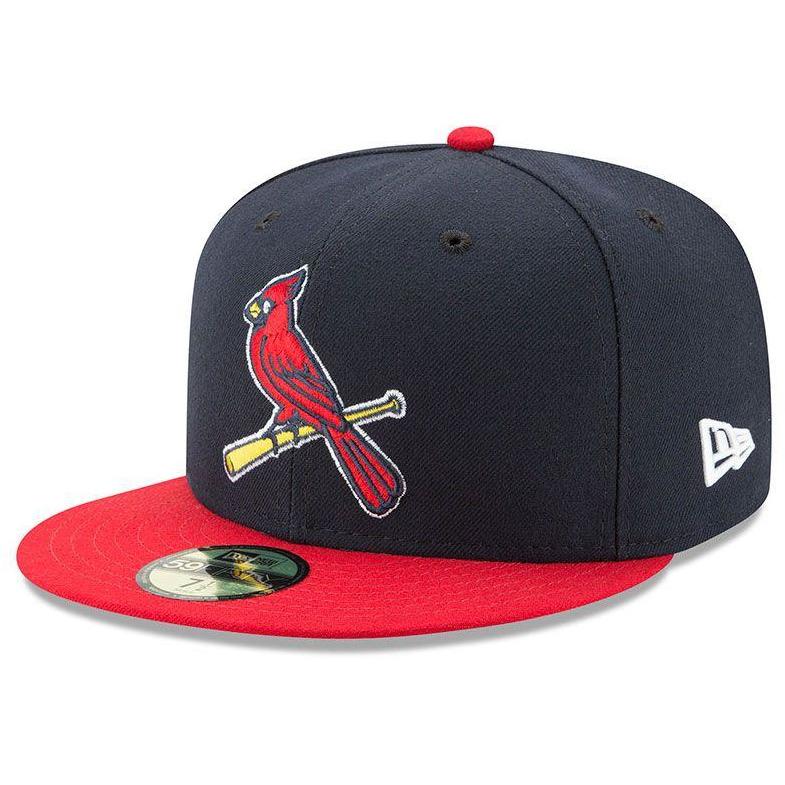 [70360959] Mens New Era MLB Authentic 59Fifty Performance Fitted - Cardinals