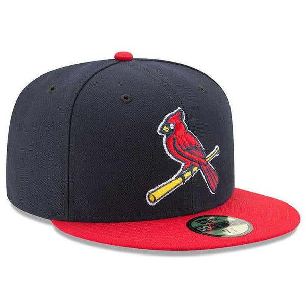 [70360959] Mens New Era MLB Authentic 59Fifty Performance Fitted - Cardinals