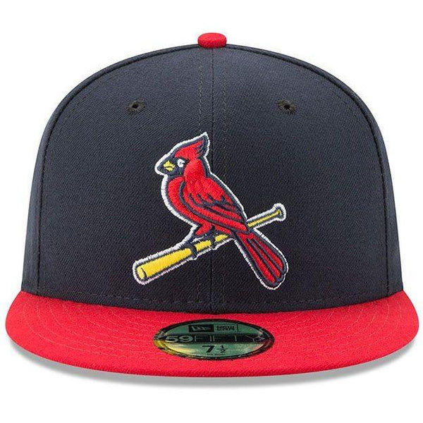 [70360959] Mens New Era MLB Authentic 59Fifty Performance Fitted - Cardinals