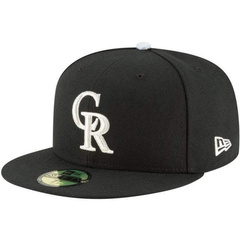 [70410409] Mens New Era MLB Authentic Collection On Field 59FIFTY Fitted Cap Colorado Rockies