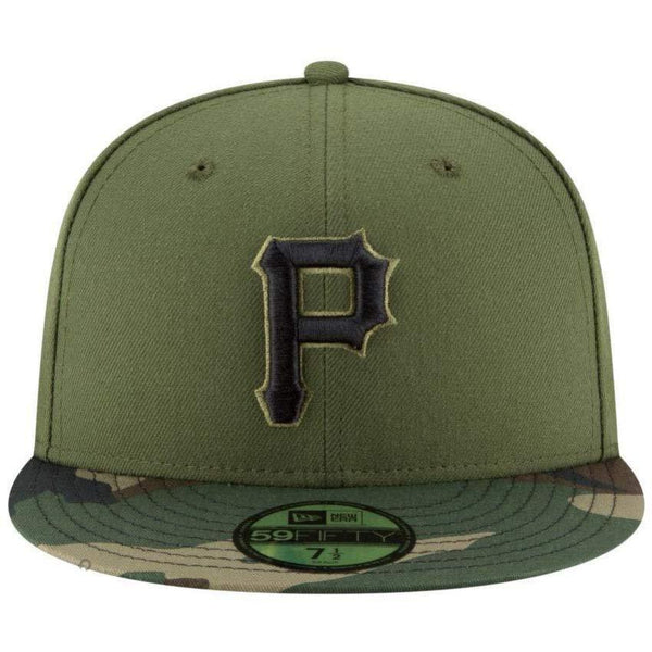 [70413903] Mens New Era MLB Authentic Collection On Field 59FIFTY Fitted Cap Pittsburgh Pirates