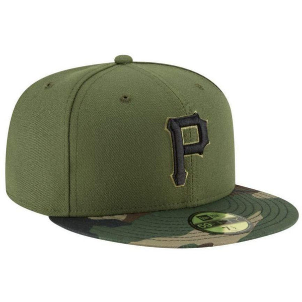 [70413903] Mens New Era MLB Authentic Collection On Field 59FIFTY Fitted Cap Pittsburgh Pirates
