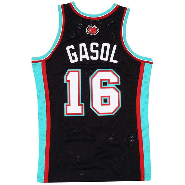 [BA81MB-MGR-K-JI9] Mens Mitchell & Ness NBA Swingman Jersey Grizzlies Pau Gasol