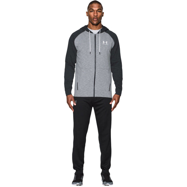 [1290255-035] Mens Under Armour Sportstyle Fullzip Tri Hoodie