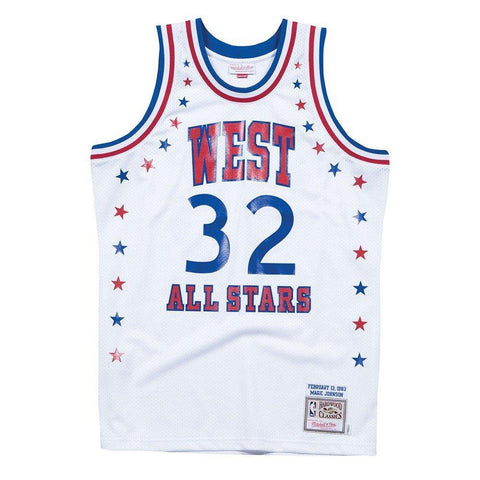 Mens Mitchell & Ness NBA Authentic Jersey All Star 83 Magic Johnson - sneakAR