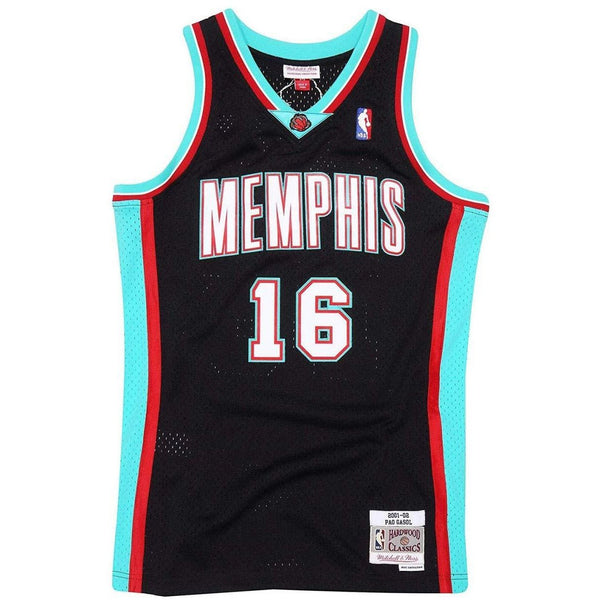 [BA81MB-MGR-K-JI9] Mens Mitchell & Ness NBA Swingman Jersey Grizzlies Pau Gasol