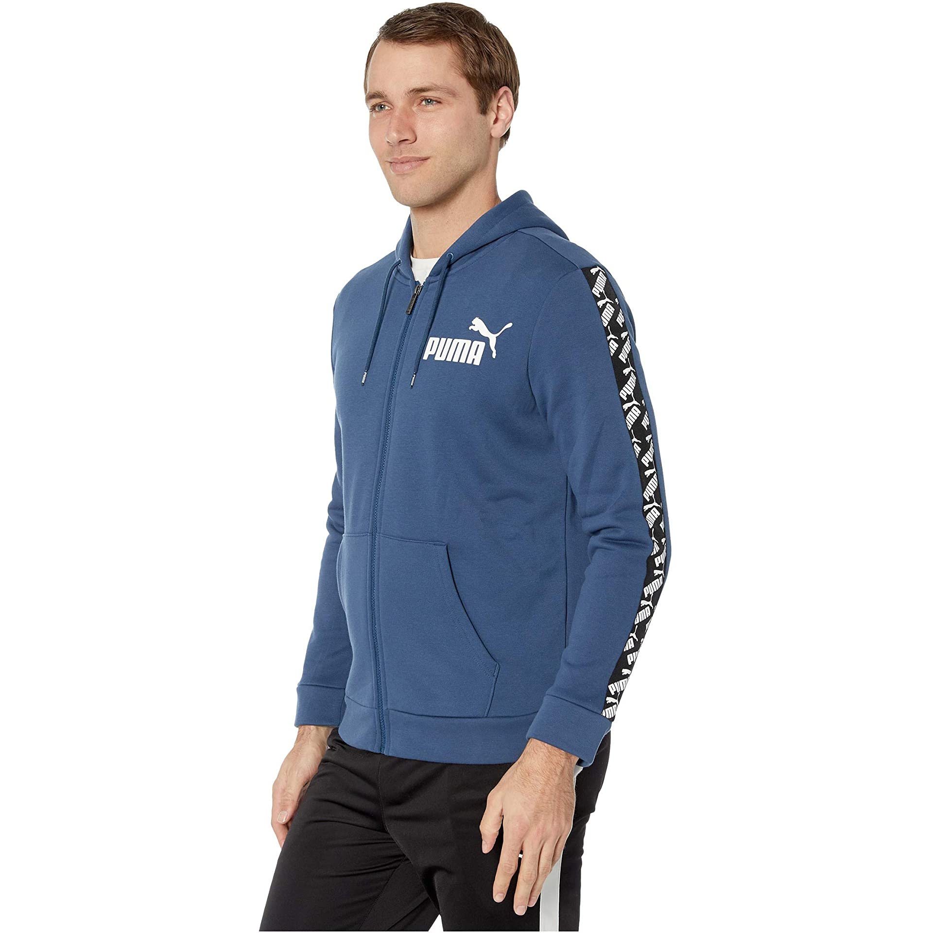 [581395-43] Mens Puma Amplified Hooded Jacket Fleece