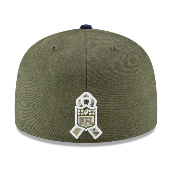 [11784301] Mens New Era NFL 18 Sideline Salute Service 59Fifty Fitted Broncos