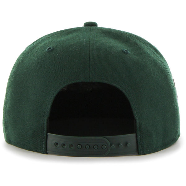 Mens 47 Brand Oakland Athletics Captain Snapback - Green