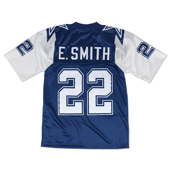 [AJY6CP18022-DCONAVY95ESM] Mens Mitchell & Ness NFL Authentic Jersey Dallas Cowboys 1995 Emmit Smith