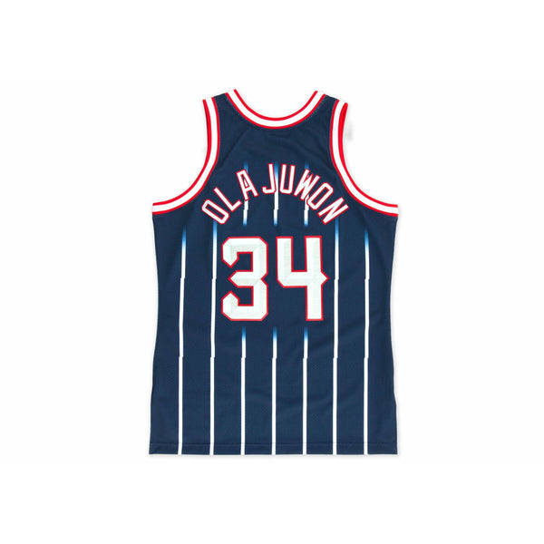 [722634296HOLAJ] Mens Mitchell & Ness NBA Hakeem Olajuwon 1996-97 Authentic Jersey Houston Rockets
