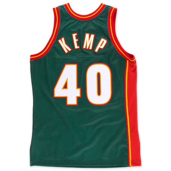 [722634695SKEMP] Mens Mitchell & Ness NBA Shawn Kemp 1995-96 Authentic Jersey Seattle SuperSonics
