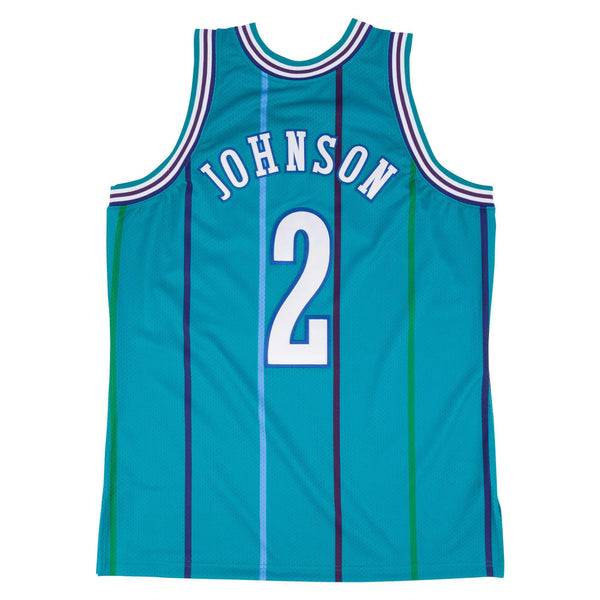 [72263CT91LJOHN] Mens Mitchell & Ness NBA Larry Johnson 1992-93 Authentic Jersey Charlotte Hornets