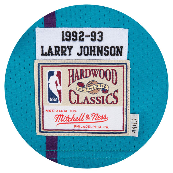 [72263CT91LJOHN] Mens Mitchell & Ness NBA Larry Johnson 1992-93 Authentic Jersey Charlotte Hornets