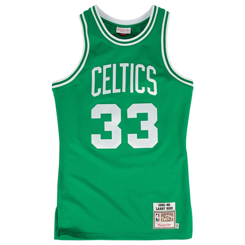 Mens Mitchell & Ness NBA Authentic Road Jersey Boston Celtics 85 Larry Bird - sneakAR