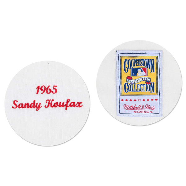 [722941365SKOU1] Mens Mitchell & Ness MLB Sandy Koufax 1965 Authentic Jersey Los Angeles Dodgers